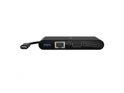 Belkin USB-C multimediální adaptér na HDMI, VGA, RJ45, USB-A 3.0, černá AVC005btBK