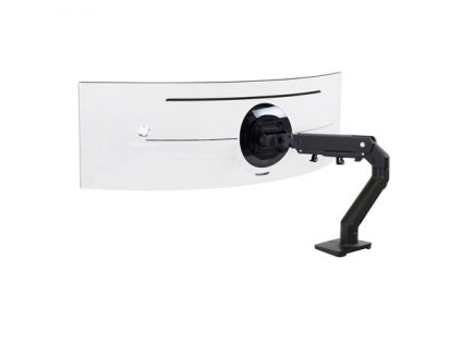 ERGOTRON HX Desk Monitor Arm with HD Pivot (matte black), stolní rameno pro zakřivené monitory až 49" černé 45-647-224 Ergotron