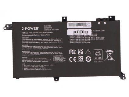 2-Power baterie CBP3848A ( B31N1732 alternative )3 ?lánková Baterie do Laptopu 11,4V 3600mAh