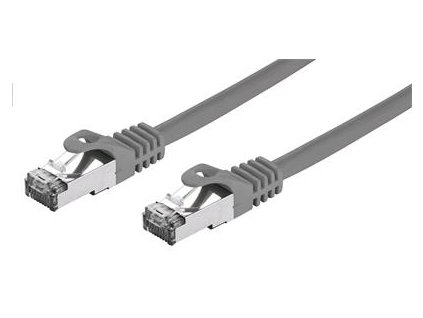 Kabel C-TECH patchcord Cat7, S/FTP, šedý, 10m CB-PP7-10 C-Tech