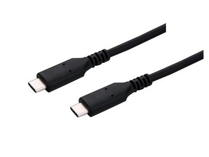 Kabel C-TECH USB 4.0, Type-C (CM/CM), PD 100W, 40Gbps, 1m, černý CB-USB4-1B C-Tech