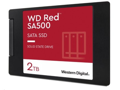 WD RED SSD 3D NAND WDS200T2R0A 2TB SATA/600, (R:560, W:530MB/s), 2.5" Western Digital