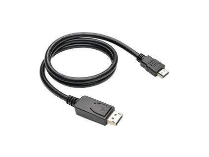 Kabel C-TECH DisplayPort/HDMI, 2m, černý CB-DP-HDMI-20