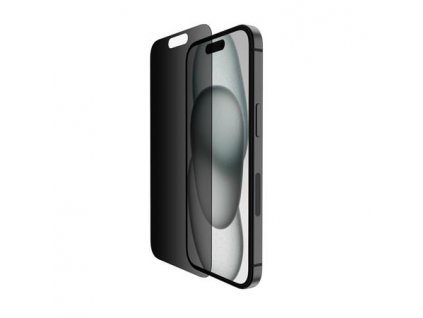 Belkin SCREENFORCE™ TemperedGlass Privacy Anti-Microbial ochranné privátní sklo pro iPhone 15 / iPhone 14 Pro OVA147zz