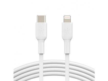 Belkin BOOST CHARGE™ USB-C kabel s lightning konektorem, 2m, bílý CAA003bt2MWH