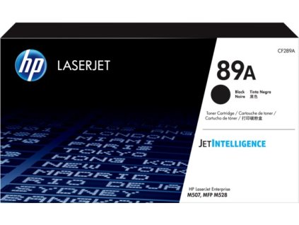 HP 89A Black LaserJet Toner Cartridge - 5000 stran pro LJ M507x,M507dn,M528dn,M528f,M528z CF289A