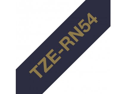 Brother - TZe-RN54 námořní modrá / zlatá (24mm, 4m, textilní) TZERN54