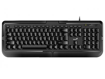 GENIUS klávesnice KB-118, drátová, PS/2, CZ+SK layout, černá 31300010415