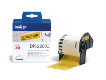 Brother - DK-22606 (žlutá filmová role 62mm x 15,24m) DK22606
