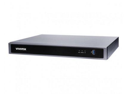 Vivotek NVR ND9426P, NVR 16 PoE (max.200W) kanálů, propustnost IN/OUT max. 192Mbps/224Mbps, 2x HDD, H.265, RAID 0,1