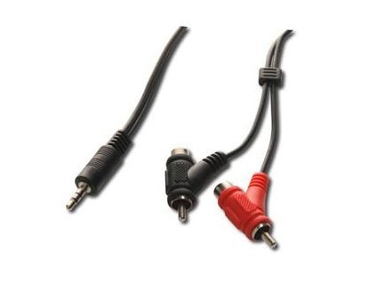 PremiumCord Kabel Jack 3.5mm-2xCINCH+2xCINCH M/M 1,5m kjackcina2