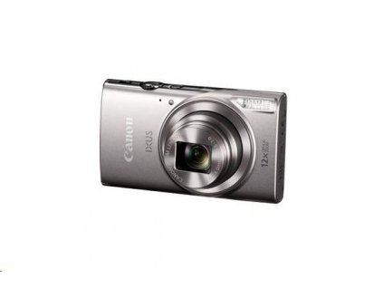 Canon IXUS 285 HS, 20MPix, 12x zoom, Wi-Fi, NFC - stříbrný 1079C001