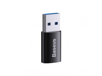 Baseus Ingenuity mini OTG adaptér USB-A 3,1A samec na USB-C samica, čierny ZJJQ000101