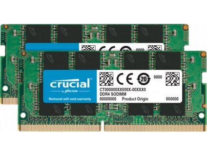 Crucial 32GB SODIMM kit DDR4 3200 CL24 CT2K16G4SFRA32A