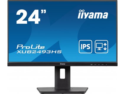 iiyama ProLite/XUB2493HS-B6/23,8''/IPS/FHD/100Hz/0,5ms/Black/3R