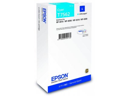 Atramentová kazeta EPSON WF-8xxx Series L Cyan - 1500str. (14 ml) C13T75624N Epson
