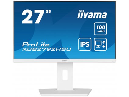 iiyama ProLite/XUB2792HSU-W6/27''/IPS/FHD/100Hz/0,4ms/White/3R
