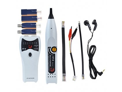 W-Star Tester kabelů UTP WSST-S, RJ45, BNC a USB kabelů, vyhledávač kabelů ve svazku
