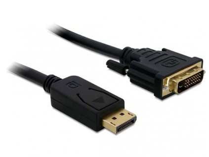 Delock kabel DisplayPort (samec) na DVI 24+1 (samec), 1m 82590 DeLock