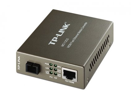 TP-Link MC112CS Transceiver 10/100, support SC fiber singlmode MC112CS_old TP-link