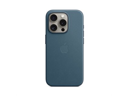 APPLE iPhone 15 Pro FineWoven Case with MagSafe - Pacific Blue mt4q3zm-a Apple