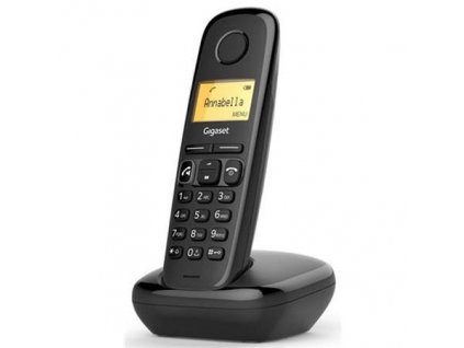 Gigaset A270-BLACK - DECT/GAP bezdrátový telefon, barva černá GIGASET-A270-BLACK