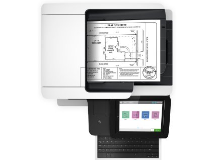 HP LaserJet Enterprise MFP M528z flow (43 strán za minútu, A4, USB/Ethernet, TLAČ/SKENOVANIE/ KOPÍROVANIE, FAX, duplex) 1PV67A-B19