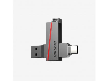 HIKSEMI Flash Disk 64GB Dual, USB 3.2 (R:30-150 MB/s, W:15-45 MB/s) HS-USB-E307C(STD)-64G-U3-NEWSEMI-WW Hikvision