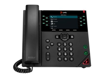 Poly VVX 450 12linkový IP telefon s podporou technologie PoE 8B1L7AA-AC3 HP