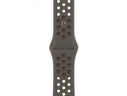 Apple Watch 45mm Midnight Olive Gray/Cargo Khaki Nike Sport Band - Regular ML8D3ZM-A