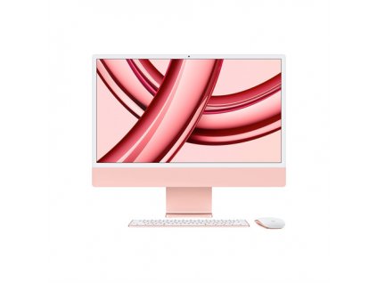 iMac 24" 4.5K Apple M3 8C CPU 10C GPU 8GB 512GB Ružový SK MQRU3SL-A