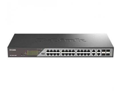 D-Link DSS-200G-28MP/E 28-Port Gigabit Ethernet PoE+ Surveillance Switches DSS-200G-28MP-E