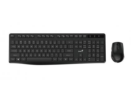 Genius KM-8206S Set klávesnice a myši, bezdrátový, CZ+SK layout, 2,4GHz, USB, černý 31340017403