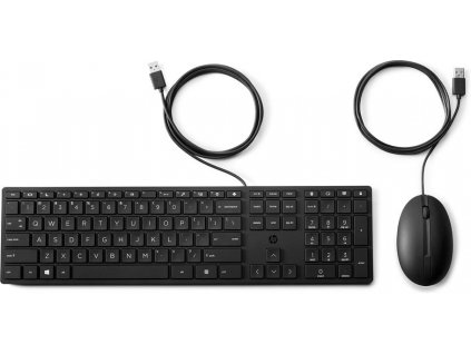 HP 320MK drátová myš a klávesnice CZ/SK/ENG 9SR36AA-BCM