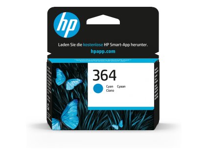 HP 364 Cyan Inkjet Print Cartridge CB318EE-BA3