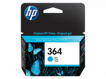 HP 364 Cyan Inkjet Print Cartridge CB318EE-BA3