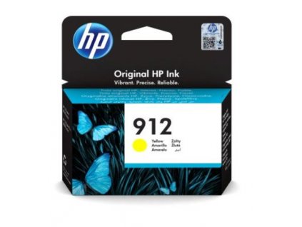 HP 912 Yellow Original Ink Cartridge 3YL79AE-BGY
