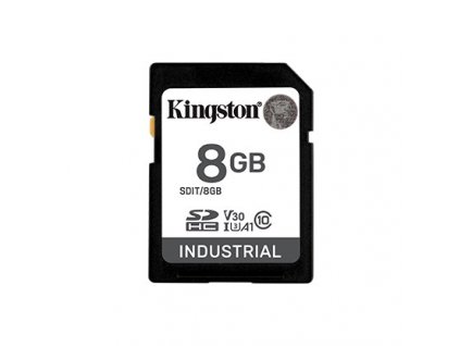 Kingston SDHC karta 8GB Industrial pSLC SDIT-8GB
