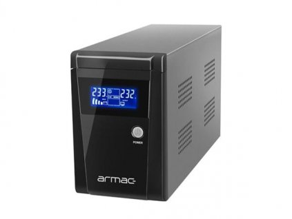 ARMAC UPS OFFICE 1000E LCD 3 FRENCH OUTLETS 230V METAL CASE O-1000E-LCD Armac