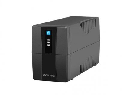 ARMAC UPS HOME H/650E/LED/V2 LINE-INTERACTIVE 650VA 2X FRENCH OUTLETS USB-B LED H-650E-LED-V2 Armac