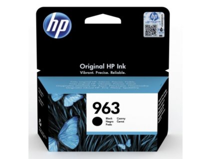 HP originál ink 3JA26AE, HP 963, black, 1000str., 24.09ml 3JA26AE-BGY