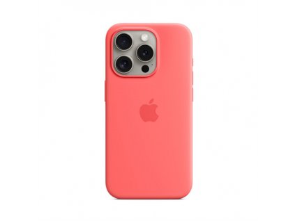 APPLE iPhone 15 Pro Silicone Case with MagSafe - Guava mt1g3zm-a Apple