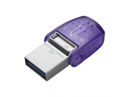 64 GB . USB 3.2 kľúč . Kingston DataTraveler MicroDuo 3C Gen3, OTG, USB-C ( r200MB/s, w20MB/s ) DTDUO3CG3-64GB