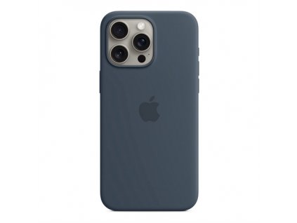 iPhone 15 Pro Max Silicone Case with MagSafe - Storm Blue MT1P3ZM-A Apple