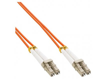 Optický duplex kabel MM 50/125, LC/LC, LSOH, (OM2), 5m, oranžový O0310.5 CNS Network