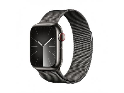 Apple Watch Series 9 GPS + Cellular 41mm Graphite Stainless Steel Case with Graphite Milanese Loop MRJA3QC-A
