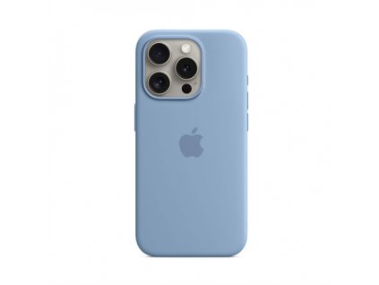 iPhone 15 Pro Silicone Case with MagSafe - Winter Blue MT1L3ZM-A Apple