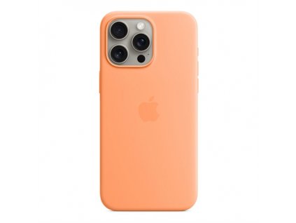 iPhone 15 Pro Max Silicone Case with MagSafe - Orange Sorbet MT1W3ZM-A Apple
