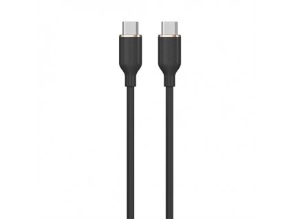 Devia kábel USB-C to USB-C Jelly Series Silicone Cable 1.2m - Black 6938595386657