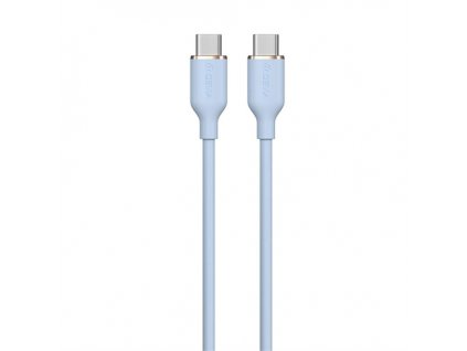 Devia kábel USB-C to USB-C Jelly Series Silicone Cable 1.2m - Blue 6938595386671